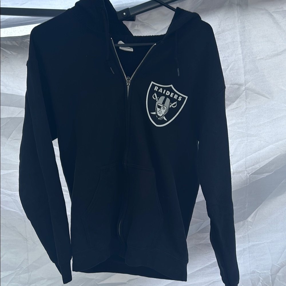 Riders  Black Zip Up Sweater